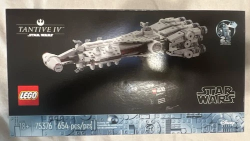 LEGO Star Wars Tantive IV 75376 18+ 654 Pieces Display Stand Complete Set