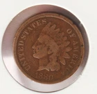 US Rare Old West 1880 Indian Head Penny Coin American Collection Shield Cent USA