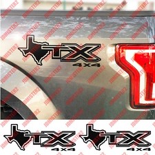 TEXAS STX Decals Ford F150 F250 F350 Super Duty 4x4 Truck Stickers - Any Size