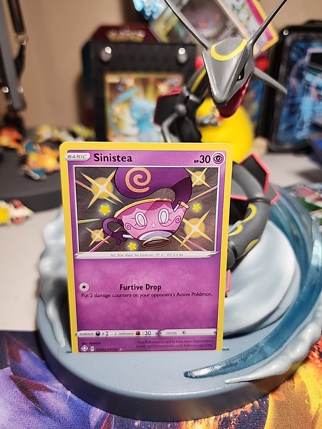 Sinistea SV052/SV122 Shining Fates NM Holofoil Rare Pokemon Card