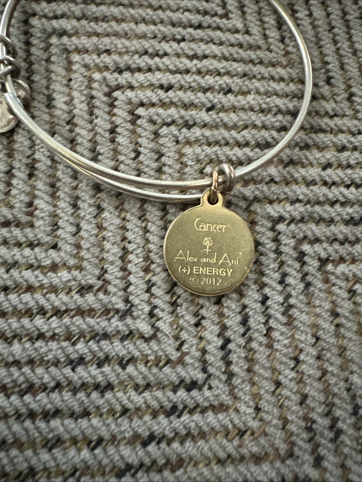 RARO ALEX y ANI CÁNCER HORÓSCOPO Esmalte Resina EPOXI ENCANTO PULSERA Foto 3 de 3