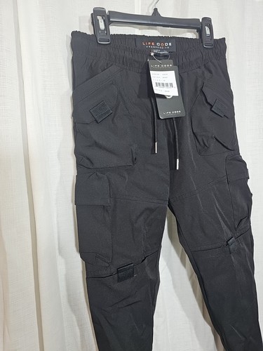 Boys Life Code Cargo/Utility Pants size 10 Black - Picture 2 of 12