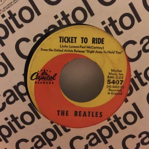 The Beatles PSYCH ROCK 45 (Capitol5407  TICKET TO RIDE  / YES IT IS