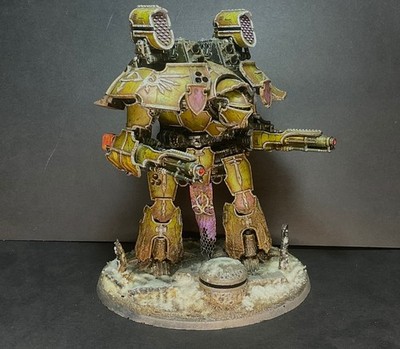 Adeptus Titanicus. Warlord Titan. Nurgle. Bemalt