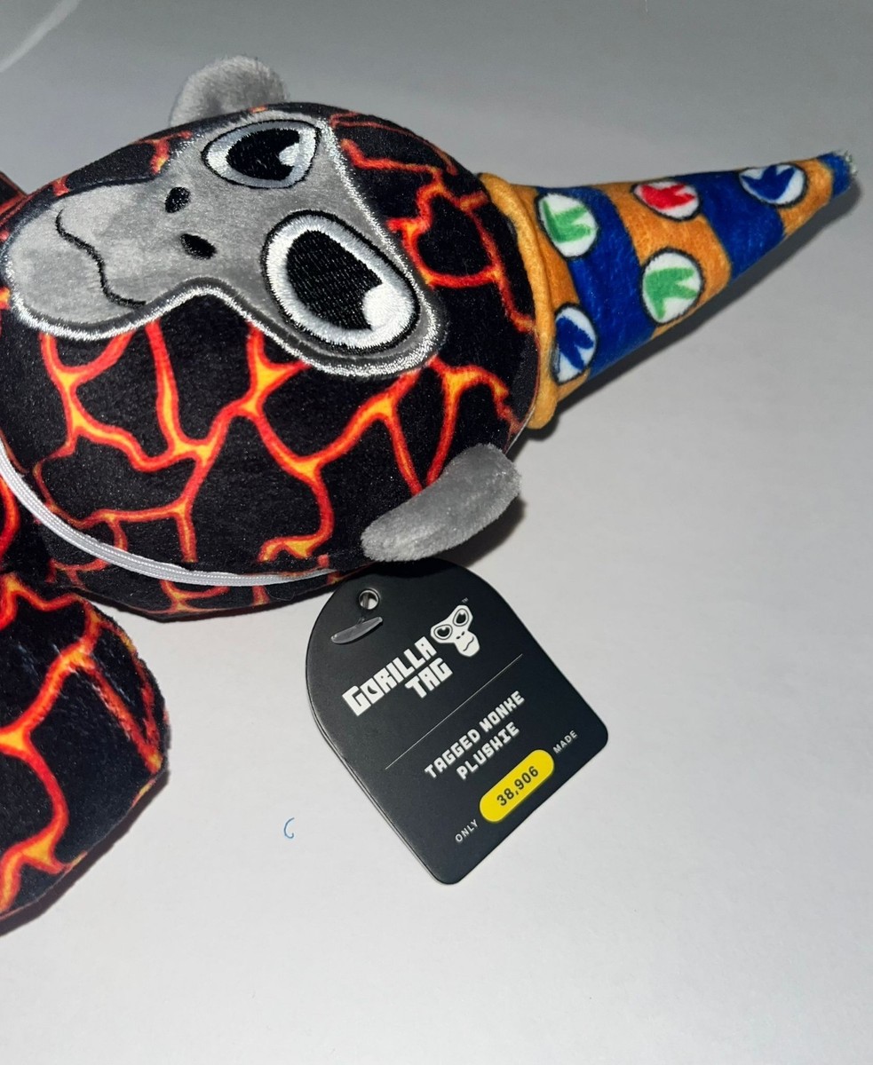 Peluche Ufficiale Gorilla Tag Con Codice Gioco – Scimmia Nera Media (Juniper Creates)