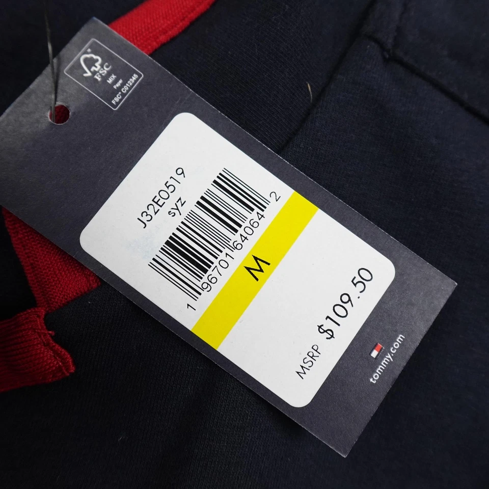 NUEVO Tommy Hilfiger Chaqueta Mujer M Azul Rojo Militar Dorado Botones Blazer Abrigo Foto 4 de 4