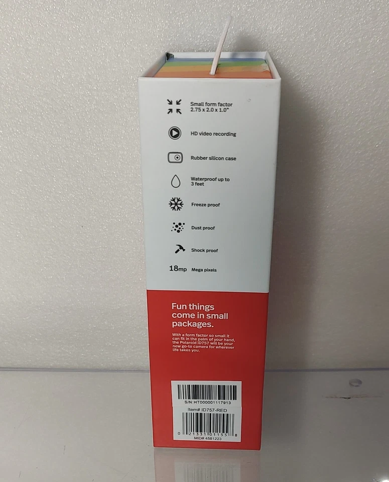 Polaroid iD757 720p 12.1MP Waterproof Sport Digital Action Camera - Image 4 of 4