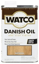 Watco A65741 Danish Oil Wood Finish Quart Natural