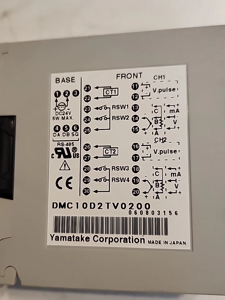 Azbil Yamatake DMC10D2TV0200 Controller Module with Warranty & Free Shipping - Image 2 of 3