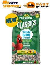 Pennington Classic Wild Bird Feed and Seed, 40 lb. Bag, Dry, 1 Pack