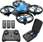 4DRC Mini Drone for Kids - Hand Operated Quadcopter with 3 Batteries & 3 Speeds