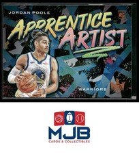2019-20 Court Kings Jordan Poole Apprentice Artists Citrine #34/49 #28 Rookie