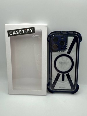 Casetify iPhone 16 Pro Max Hülle Ultra Bounce mit MagSafe Shockproof Indigo