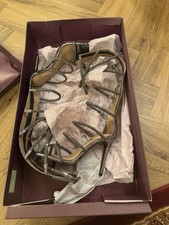 Carvela Women's High Heels Size 5 Grey Caged