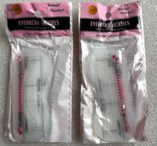 Makeup EYEBROW MODELS Various Shaper Stencil Template for Brow Shaping Grooming