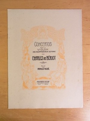 Concertos pour le violon avec accopagnement de piano. Concert 8, violino princip