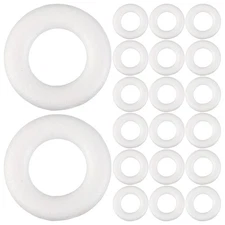  50 Pcs Polystyrene Rings Craft Foam Circles Floral Party Decorations Arranging