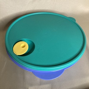 Tupperware Divided Meal Keeper Microwave Vent Plate W/Lid