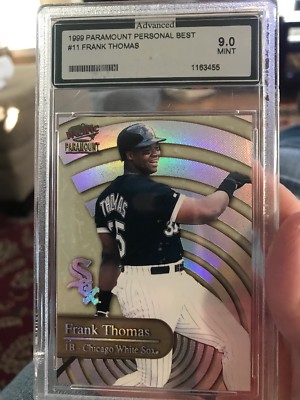 1999 Paramount Personal Best #11 Frank Thomas AGS 9.0 Mint (CC)