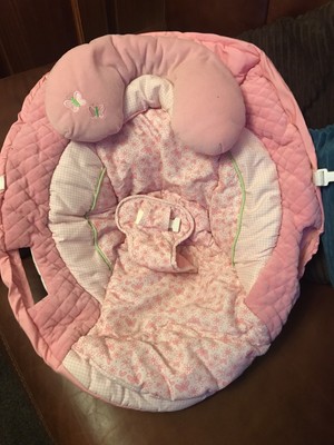 butterfly sparkle papasan cradle swing