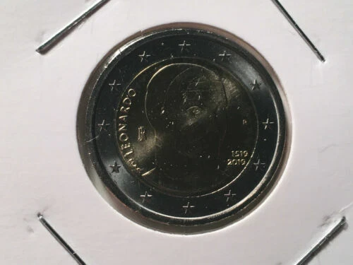 Pièces euro de l'Italie pour 2 Euro Année 2019