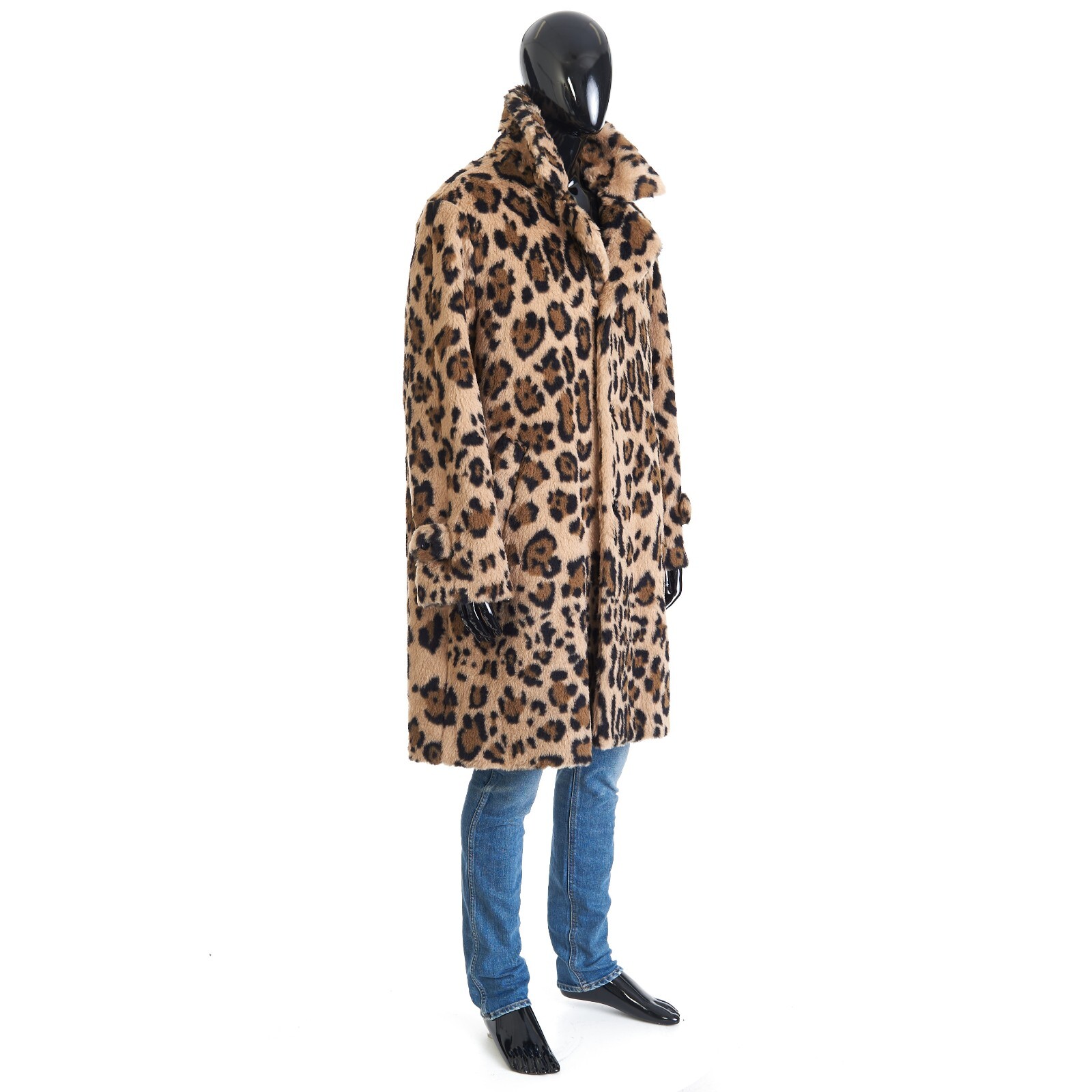 CELINE 4250$ MAC Coat - Leopard Print Alpaca, Oversized Fit image 7