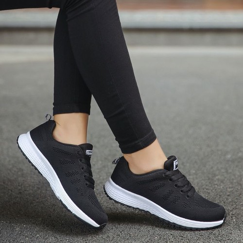 Para mujeres Tenis Deporte Ocio Zapatos Malla de Aire Transpirable Caminar Cómodo Nosotros - Imagen 16 de 84