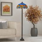 Tiffany Style Floor Lamp Stained Glass Bedroom Home Living Bed Room Decoration