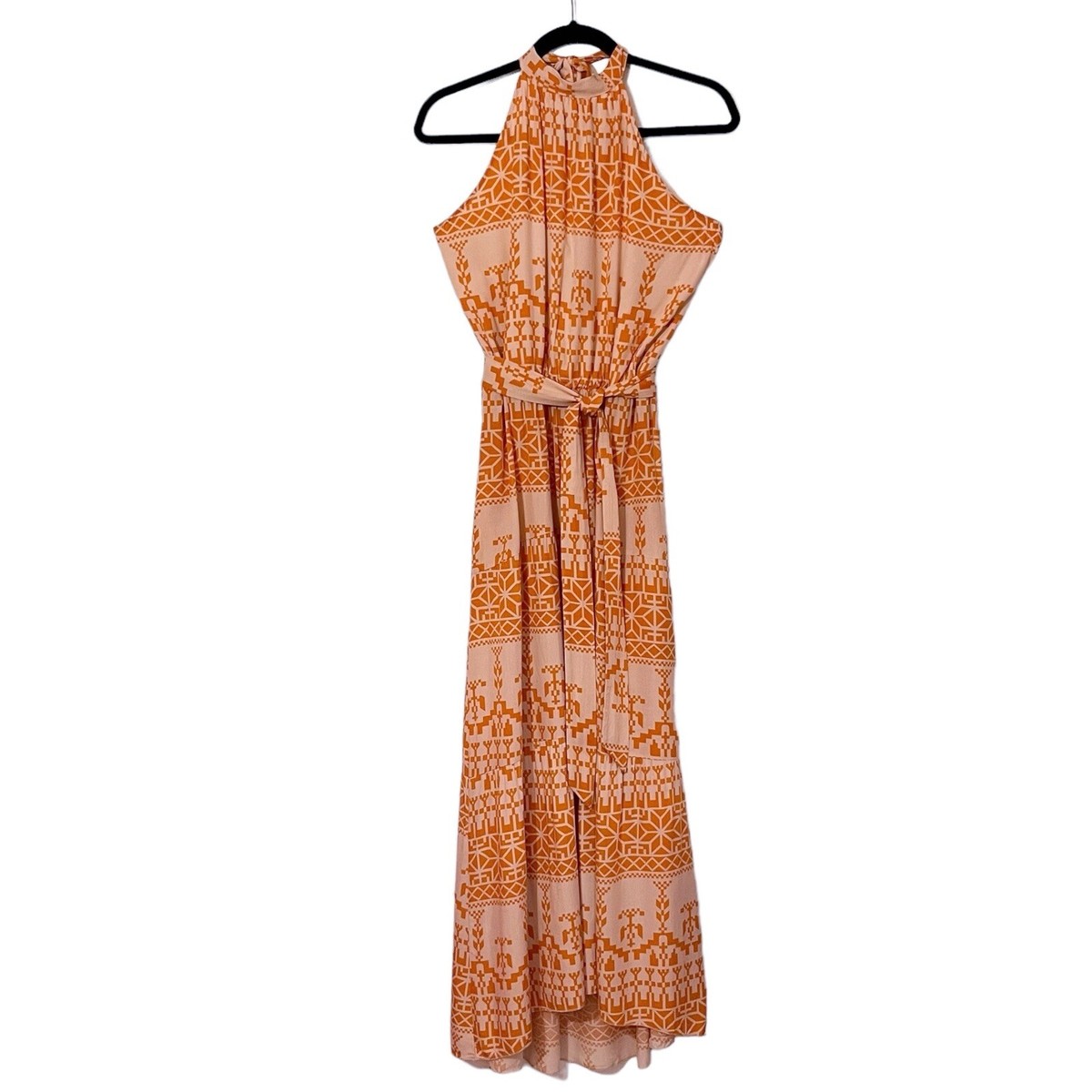 blue summer maxi dresses Miss Circle Xatia Baby Blue Jacquard Textured High Slit Maxi Dress XL