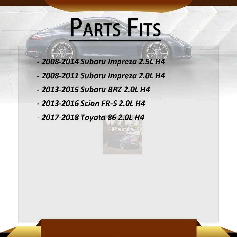 Conjunto de brazo de control superior trasero izquierdo derecho Mevotech 2 para Subaru BRZ 2013 2014 Foto 2 de 4