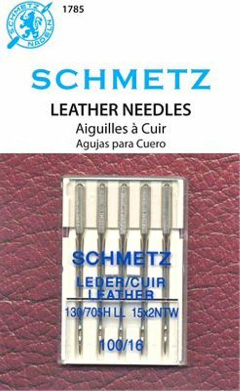 5 PACK SCHMETZ LEATHER SEWING MACHINE NEEDLES SIZE 16/110 Part# S-1785