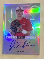 2017 Leaf Metal JT Ginn Auto Athletics  (4) A’s