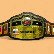 Nwa Domed Globe World Heavyweight Championship Replica Belt 2mm Brass Adult Size