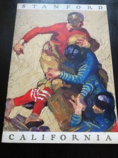 1926 CALIFORNIA STANFORD CAL GOLDEN BEARS COLLEGE FOOTBALL GAME PROGRAM NEAR VG+