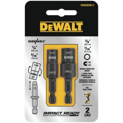 Dewalt Reversible Nut Driver 2Pc Set