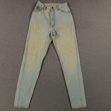 VINTAGE Wrangler Jeans Size 8 USA MADE Super High Rise Long Tall 8x34 80s 90s