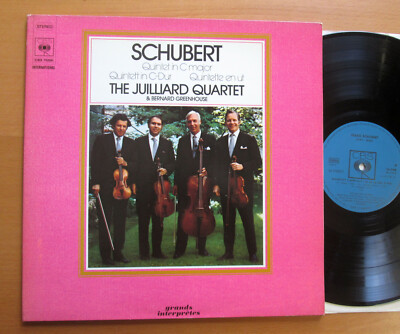 CBS 76268 Schubert Quintet In C Major The Juilliard Quartet 1974 EXCELLENT Gfold