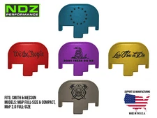 for Smith & Wesson M&P, M2.0 Full & Compact Slide Cover Plate Aluminum Patriotic