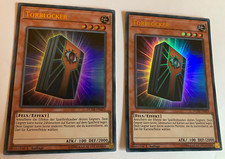 Yu-Gi-Oh! 2x Torblocker, DUDE-DE029, ULTRA RARE, NEU, 1. Auflage