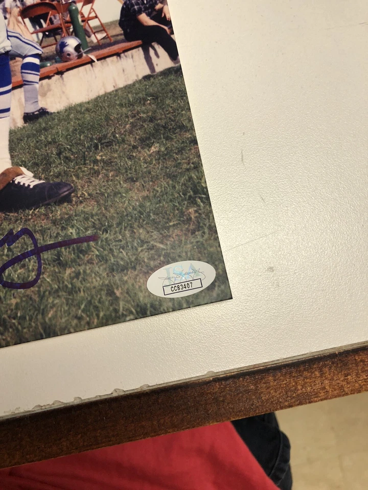 Yale Larry HOF Detroit Lions 8x10 Autographed Photo JSA Signature Signed - Image 4 of 4