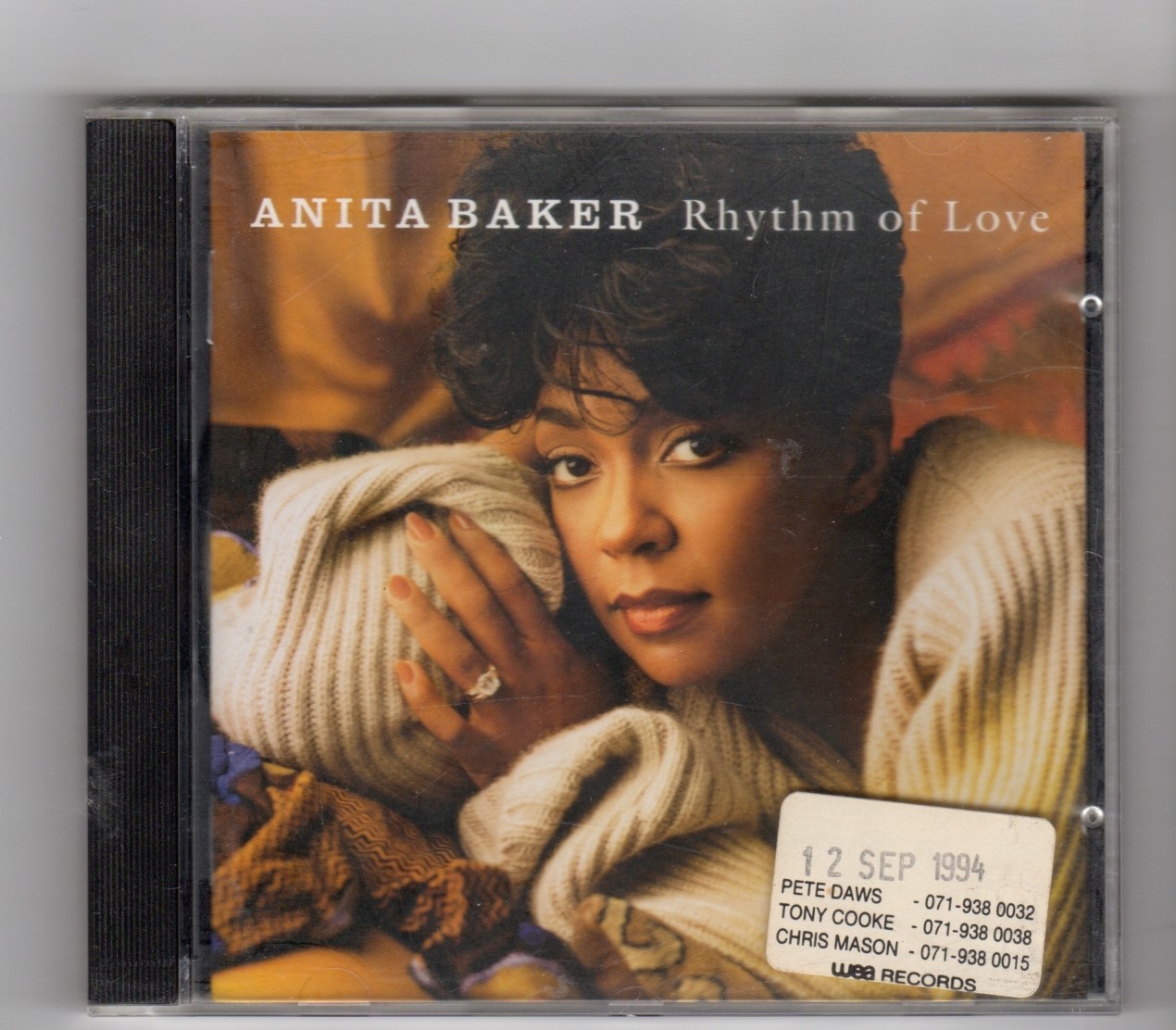 (IM416) Anita Baker, Rhythm Of Love - 1994 CD