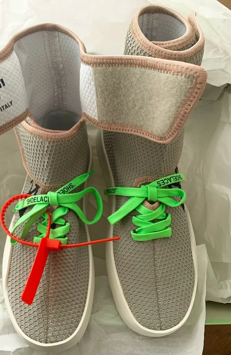 Off white top moto wrap grey