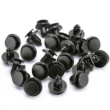 100X 8mm Hole Outer Garnish Push-Type Retainer Nylon Clips For Subaru 909140044