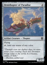 Ornithopter of Paradise 0281 Non Foil Common Bloomburrow Commander MTG NM