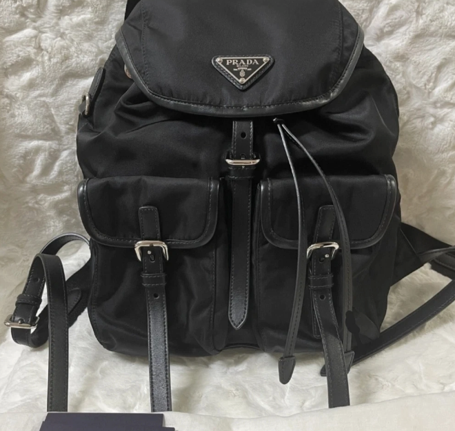 Prada Re-Nylon Small Backpack Black 1BZ677-RV44-F0002 Brand Prada Re-Nylon Small Backpack Black 1BZ677-RV44-F0002 Brand