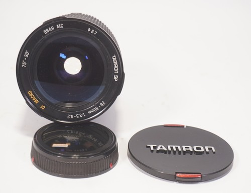 Tamron SP 28-80mm Objektiv CF Macro 1:3.5-4.2 75°-30° BBAR MC 67mm f. OM