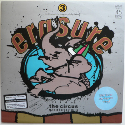 Erasure The Circus Gladiator Mix 12'' Maxi Gre Vinyl Schallplatte 045