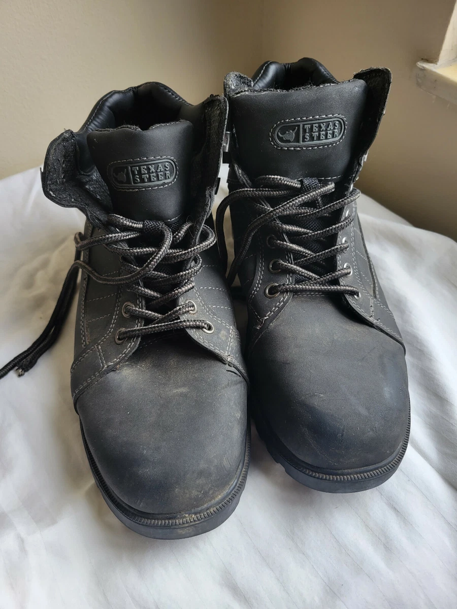 Texas steer boots black 2025