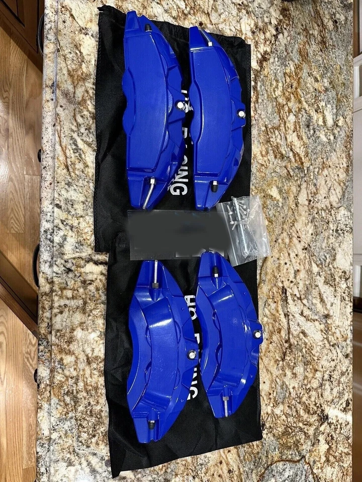 Blue Aluminum Alloy Brake Caliper Cover Front &Rear For BMW X1/X3/X5/X6/M5/M6/M7 Foto 2 de 4