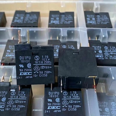 1Pc DEC DU1PU 18VDC Power Relay 4Pins 16A 250VAC #A6-3